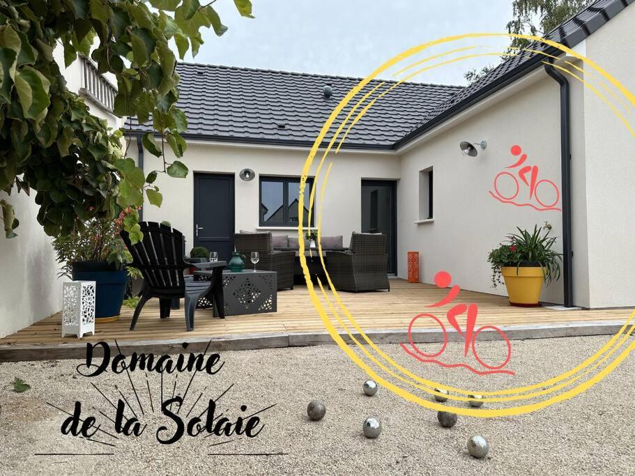 * Domaine De La Solaie * - Proche Bords De Loire Villa Saint-Denis-de l'Hotel ภายนอก รูปภาพ